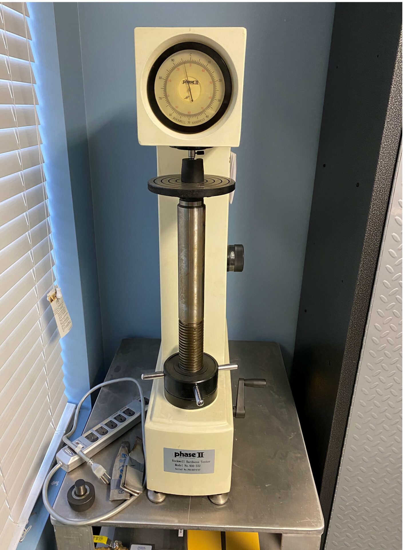 Rockwell Hardness Tester PhaseII Model 900 332 front view
